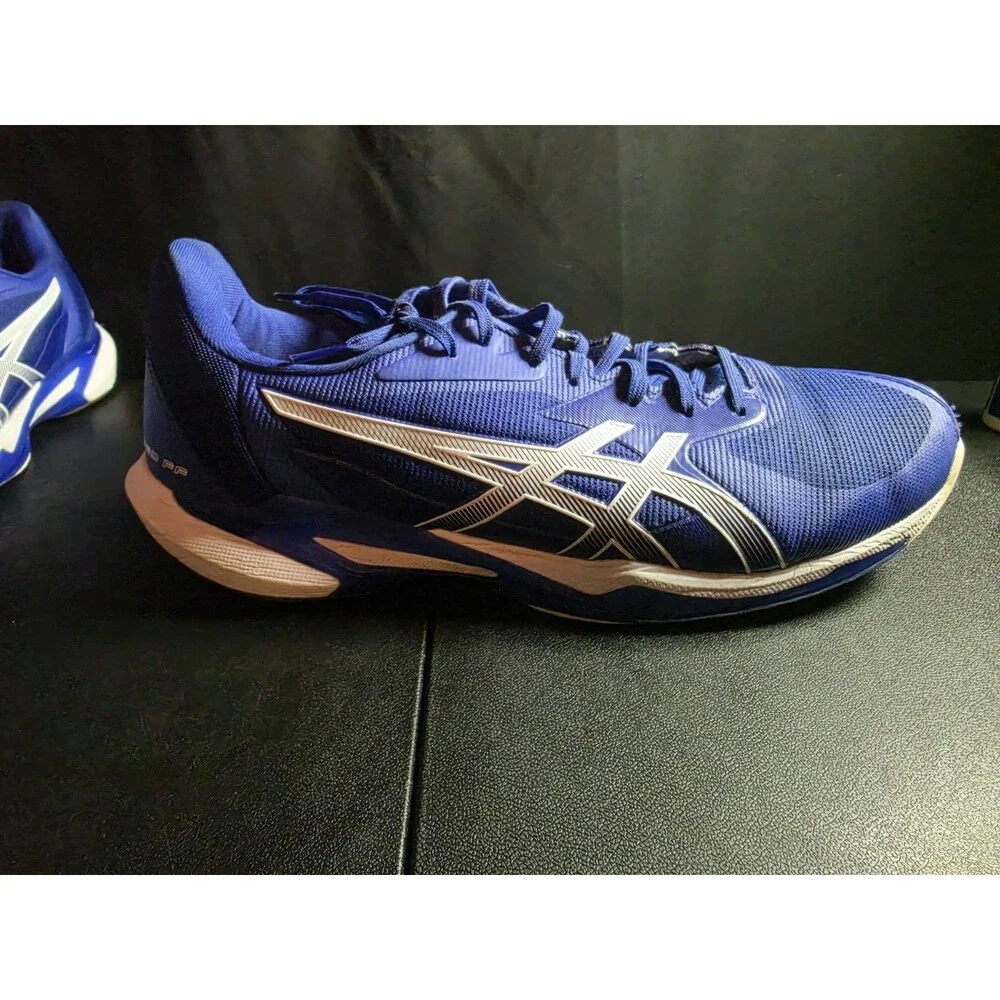 ASICS Solution Speed FF 3 Dark Cobalt Blue White Mens Size 11.5